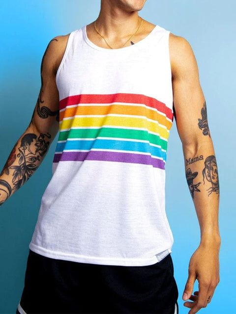 Men's Rainbow Gay Tank Top