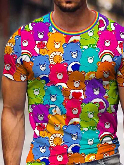 Men's Rainbow Bears Pride LGBT T-Shirt