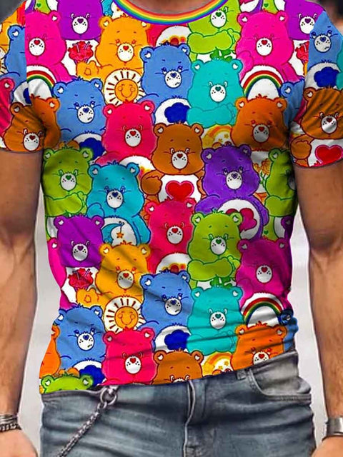 Men's Rainbow Bears Pride LGBT T-Shirt