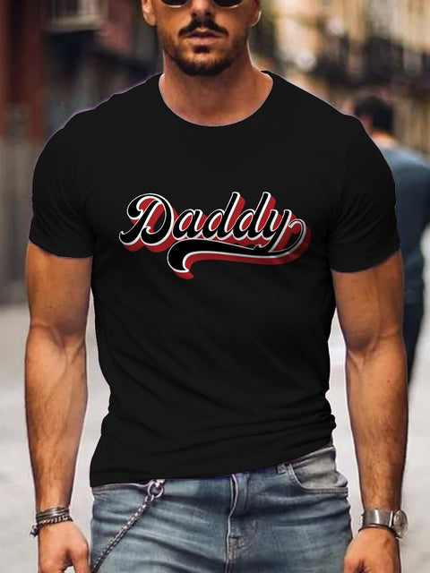 Men's LGBT Daddy Gay Casual Print T-Shirt