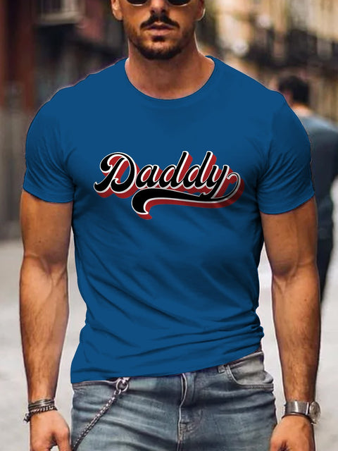 Men's LGBT Daddy Gay Casual Print T-Shirt