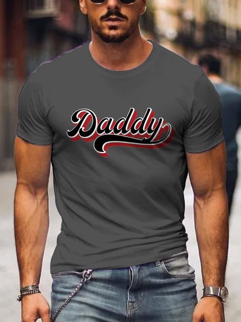 Men's LGBT Daddy Gay Casual Print T-Shirt