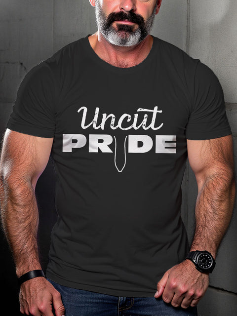 Men's LGBT Uncut Pride Casual Print T-shirt