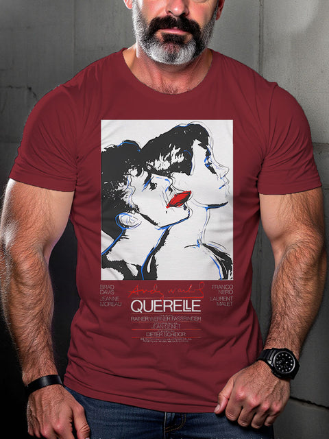 Gay Querelle Film Poster LGBT Gay Pride Art Casual Print T-shirt