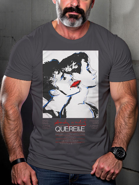 Gay Querelle Film Poster LGBT Gay Pride Art Casual Print T-shirt