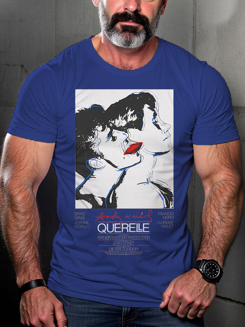 Gay Querelle Film Poster LGBT Gay Pride Art Casual Print T-shirt