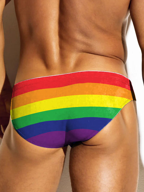 Men's LGBT Pride Gay Rainbow Art Print Underwear