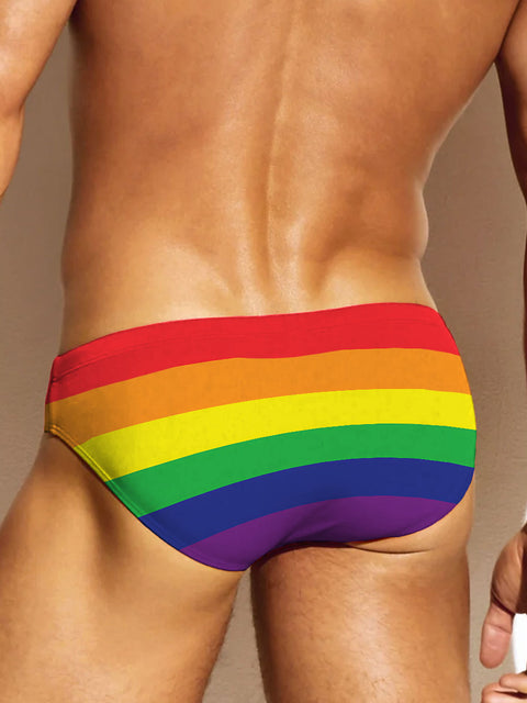 Men's LGBT Pride Gay Rainbow Art Print Underwear