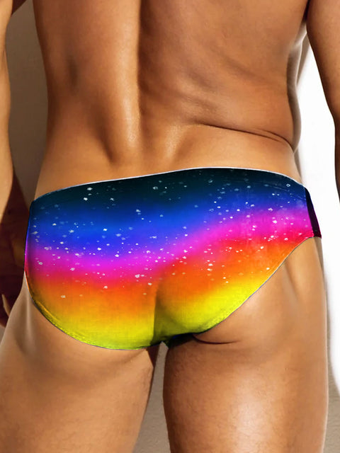 Men's LGBT Pride Gay Rainbow Gradient Art Print Underwear