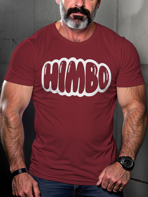 LGBT Gay Pride Himbo Pink Art Casual Print T-shirt