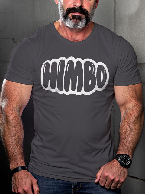LGBT Gay Pride Himbo Pink Art Casual Print T-shirt
