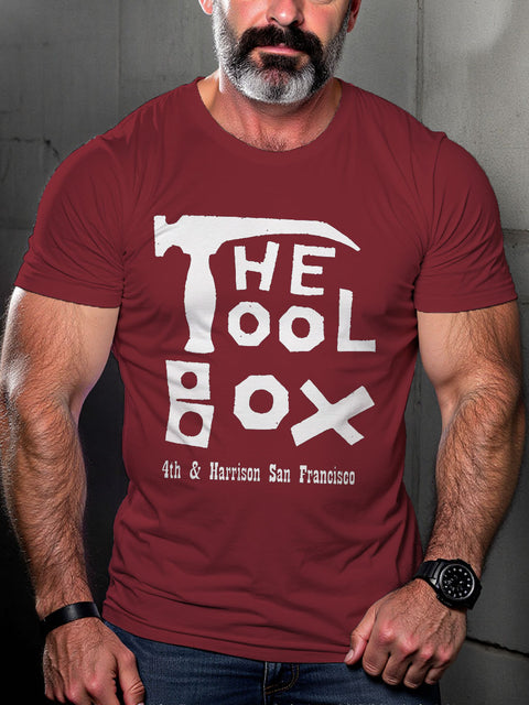 The Tool Box Gay Pride Month Art Casual Print T-shirt