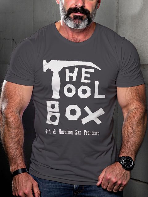 The Tool Box Gay Pride Month Art Casual Print T-shirt