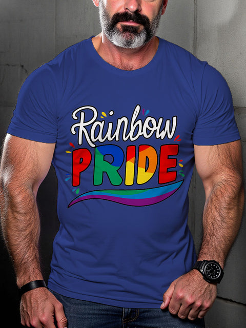 LGBT Gay Pride Rainbow Rainbow Pride Print Casual T-shirt