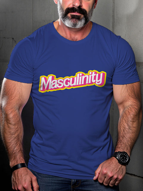 LGBT Pride Masculinity Gender Neutral Gay Print Casual T-shirt