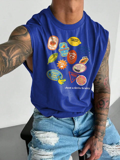 Men's LGBT Pride Actually Subtle Pride Funny Pride Casual Wide Shoulder Vest