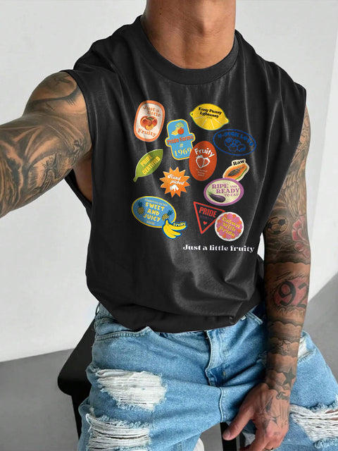 Men's LGBT Pride Actually Subtle Pride Funny Pride Casual Wide Shoulder Vest