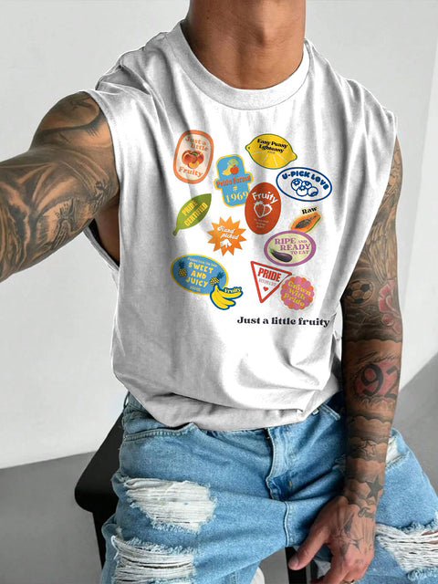 Men's LGBT Pride Actually Subtle Pride Funny Pride Casual Wide Shoulder Vest