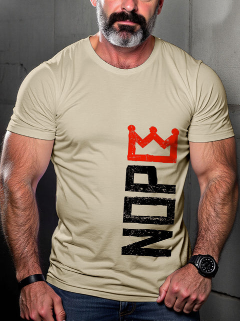 LGBT No Kings In America Print Casual T-shirt