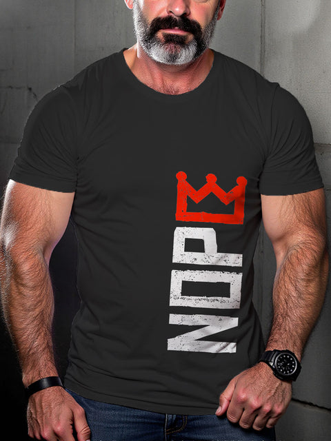 LGBT No Kings In America Print Casual T-shirt
