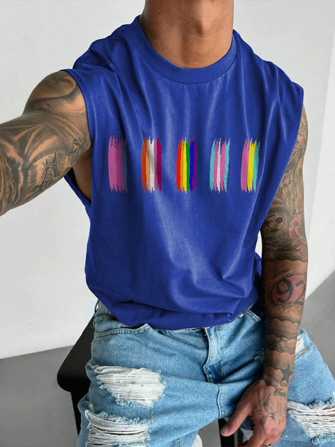 Men's LGBT Pride Ally Subtle Pride Lesbian Trans Bi Gay Pansexual Pride Pride Funny Pride Casual Wide Shoulder Vest