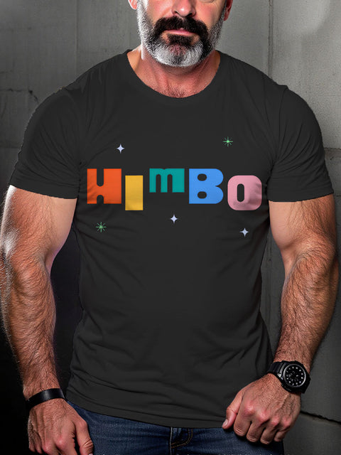 HIMBO Rainbow LGBTQ Gay Print T-shirt