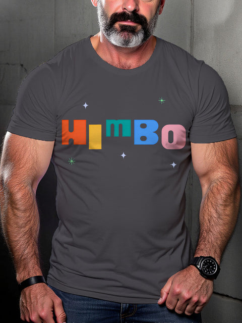 HIMBO Rainbow LGBTQ Gay Print T-shirt