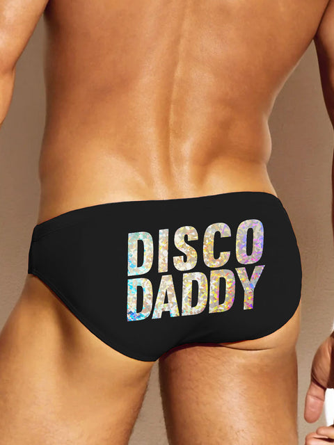 DISCO DADDY Sparkle Rainbow LGBTQ Gay Print Men's Underwear