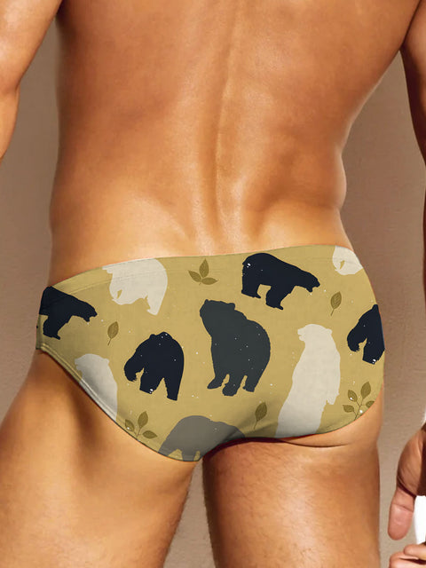 Bear Rainbow Men's LGBTQ Gay Print Underwear