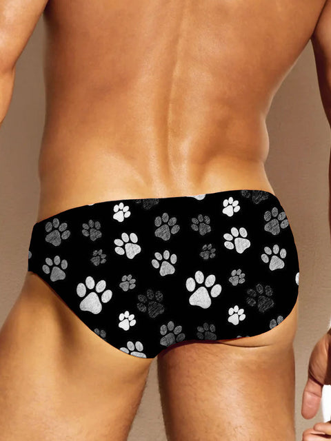 Dog paw LGBTQ Gay Rainbow Men's Underwear