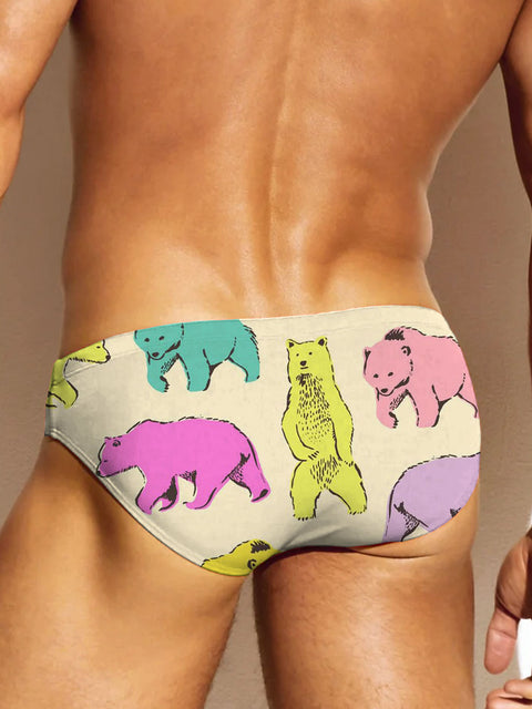 Rainbow bear LGBTQ Gay Men's Underwear