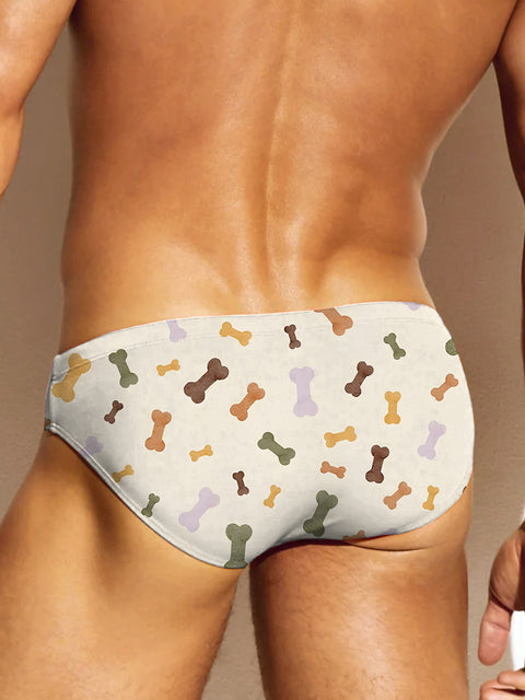 Puppy bones Rainbow Men's LGBTQ Gay Print Underwear