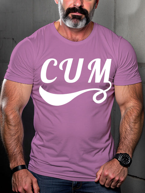 LGBT Gay Pride Cum Print T-shirt