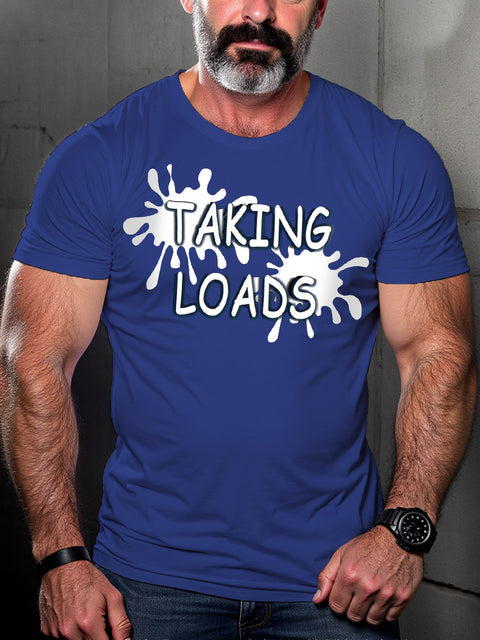 Men's Pride Taking Loads Print T-shirt