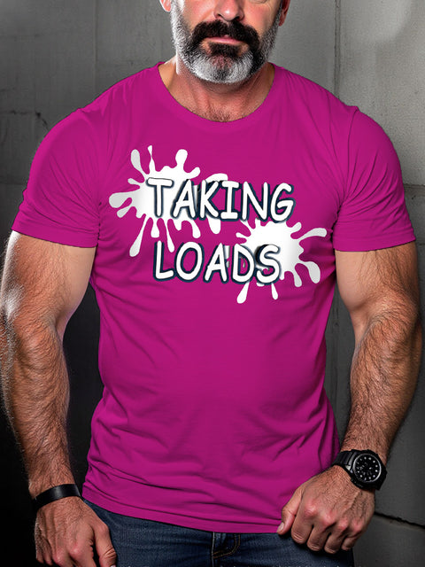 Men's Pride Taking Loads Print T-shirt