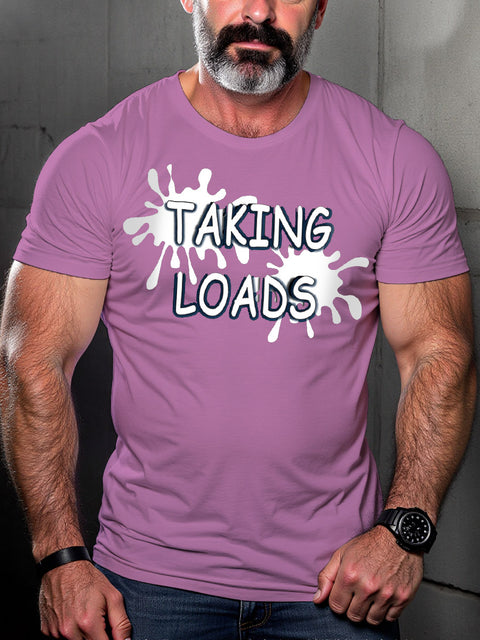 Men's Pride Taking Loads Print T-shirt