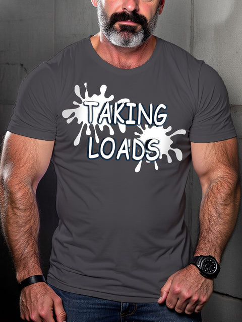 Men's Pride Taking Loads Print T-shirt