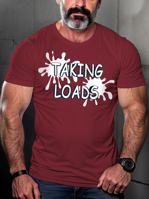 Men's Pride Taking Loads Print T-shirt