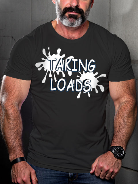 Men's Pride Taking Loads Print T-shirt