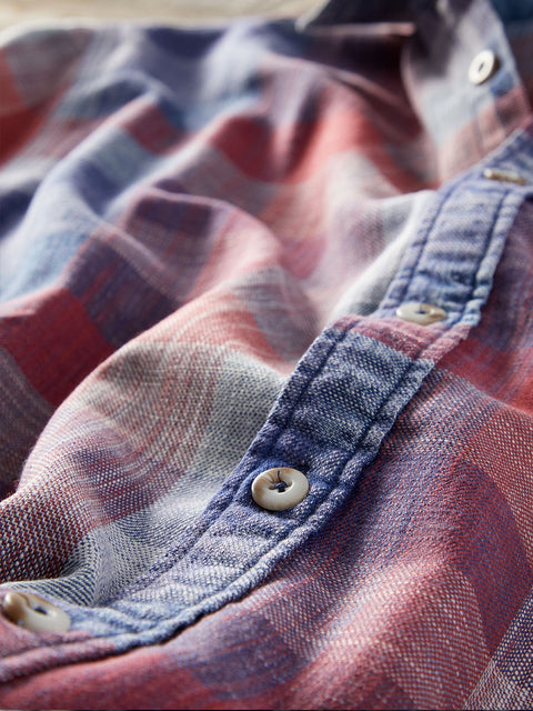 Men's Outdoor Plaid Short Sleeve Shirt
