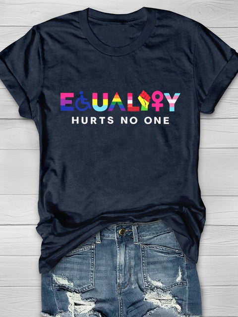 Equality Hurts No One Lgbt T-shirt