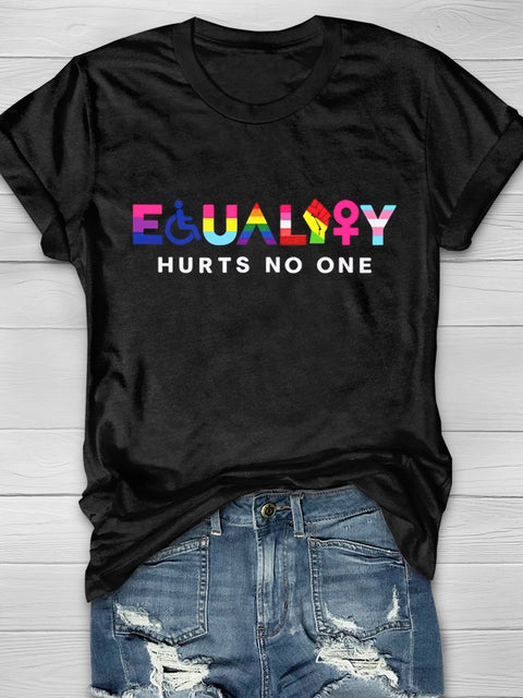 Equality Hurts No One Lgbt T-shirt