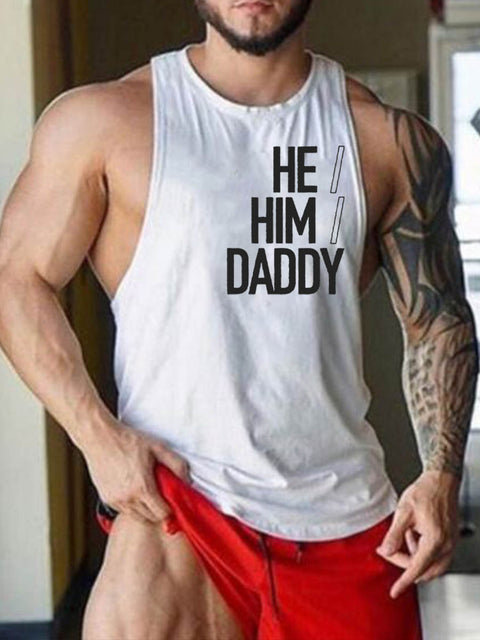 Men's He Him Daddy Tank Top