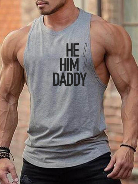 Men's He Him Daddy Tank Top