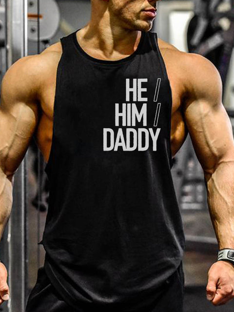 Men's He Him Daddy Tank Top