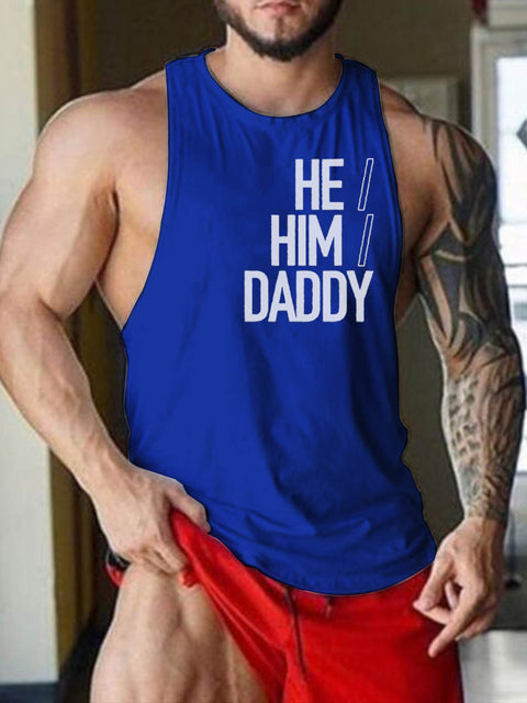 Men's He Him Daddy Tank Top