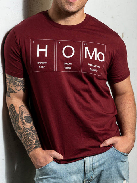 Men's Homo Pride Casual Print T-Shirt
