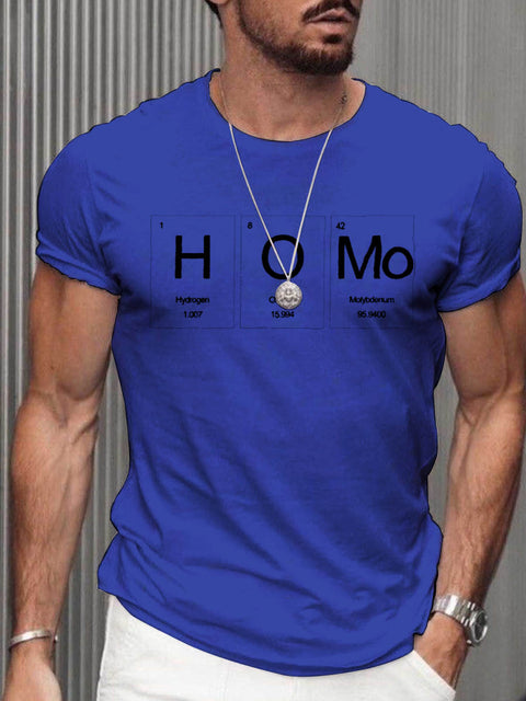 Men's Homo Pride Casual Print T-Shirt