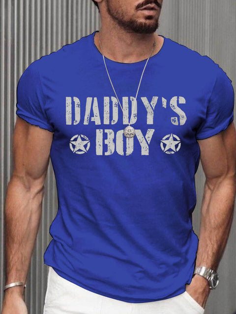 Men's Daddy"boy Pride Casual Print T-Shirt