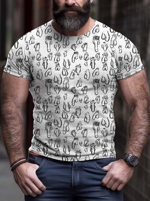 Men's Funny Daddy Cock Lgbt Pride T-Shirt